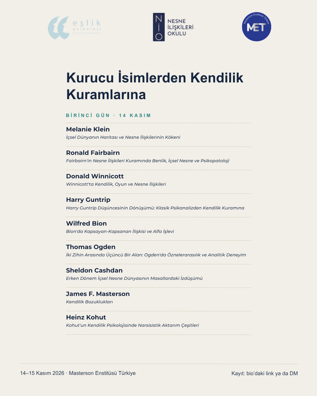 NESNE İLİŞKİLERİ SEMİNERİ