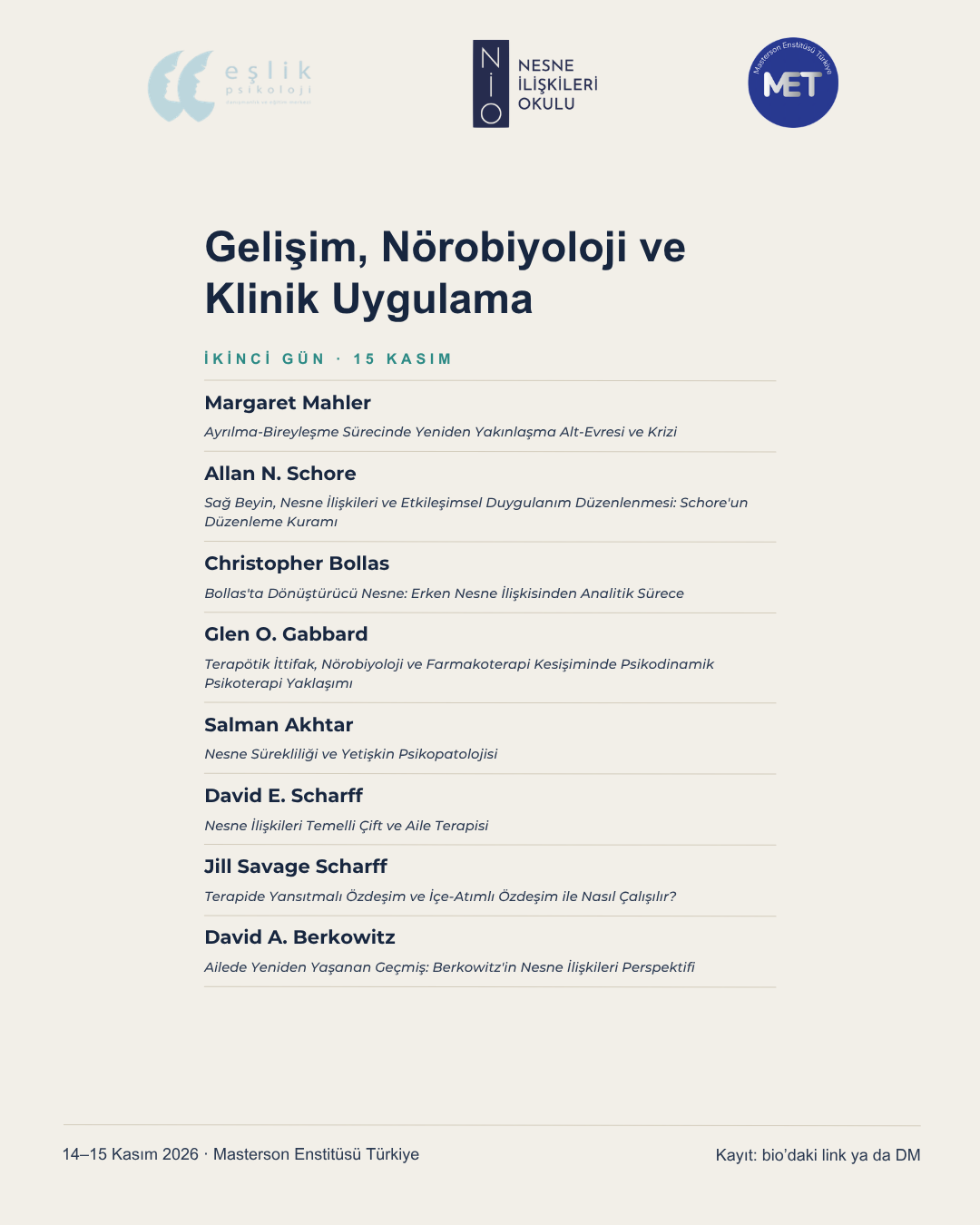NESNE İLİŞKİLERİ SEMİNERİ