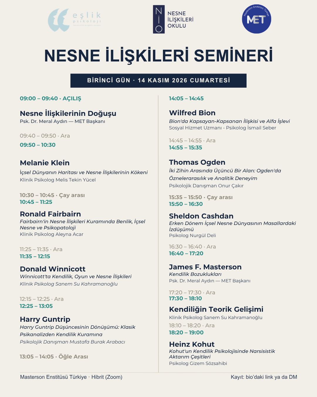NESNE İLİŞKİLERİ SEMİNERİ