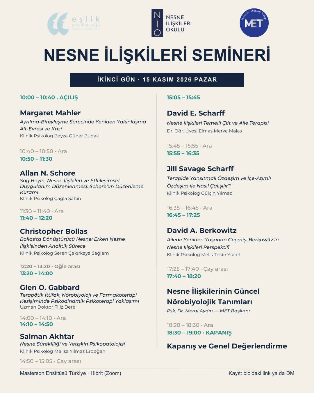 NESNE İLİŞKİLERİ SEMİNERİ