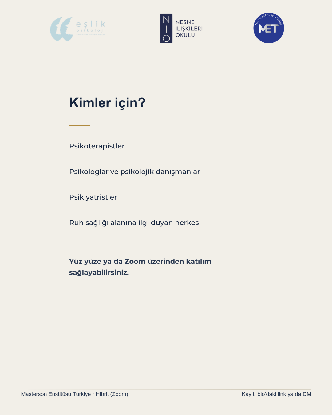 NESNE İLİŞKİLERİ SEMİNERİ