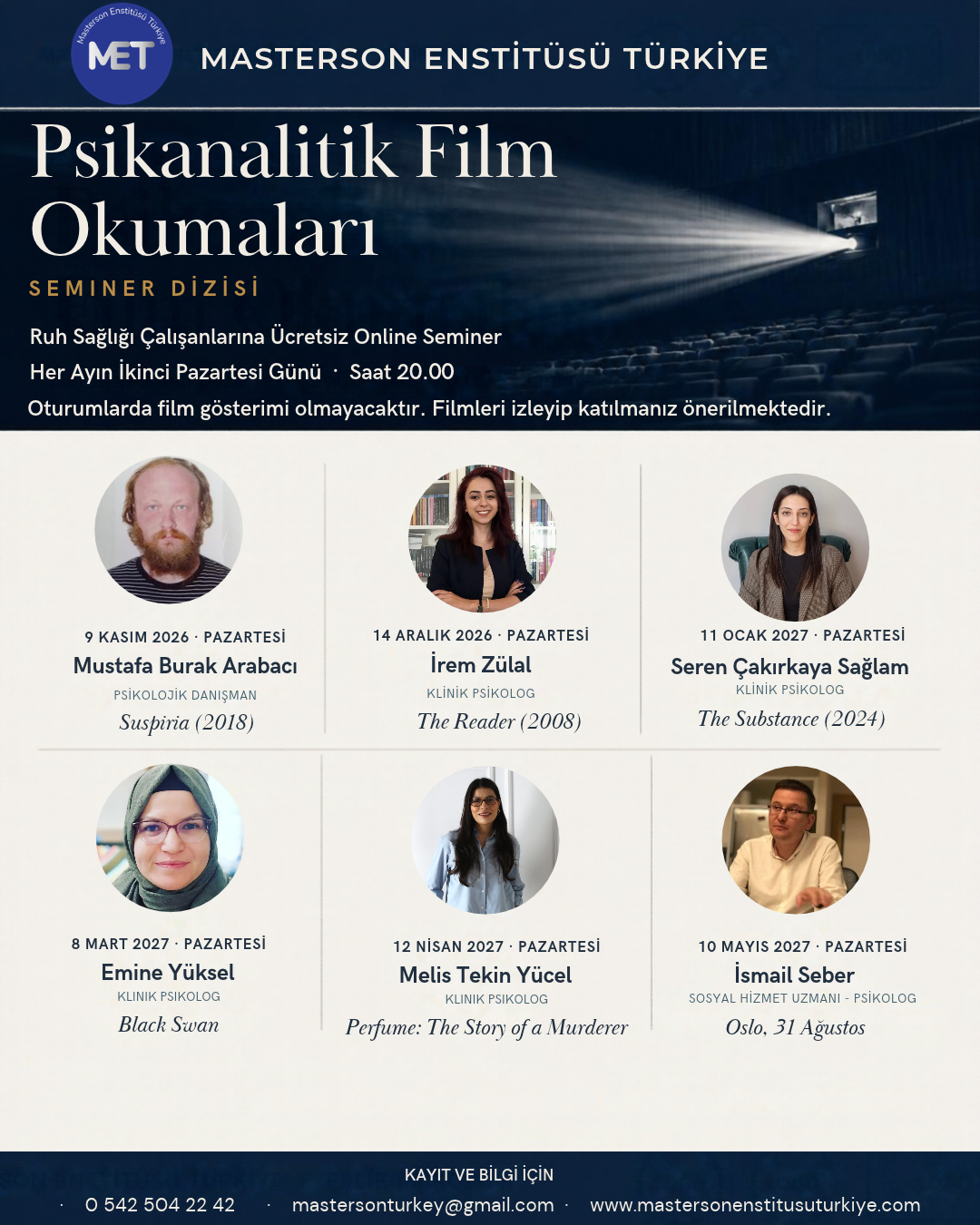 Psikanalitik Film Okumaları Serisi